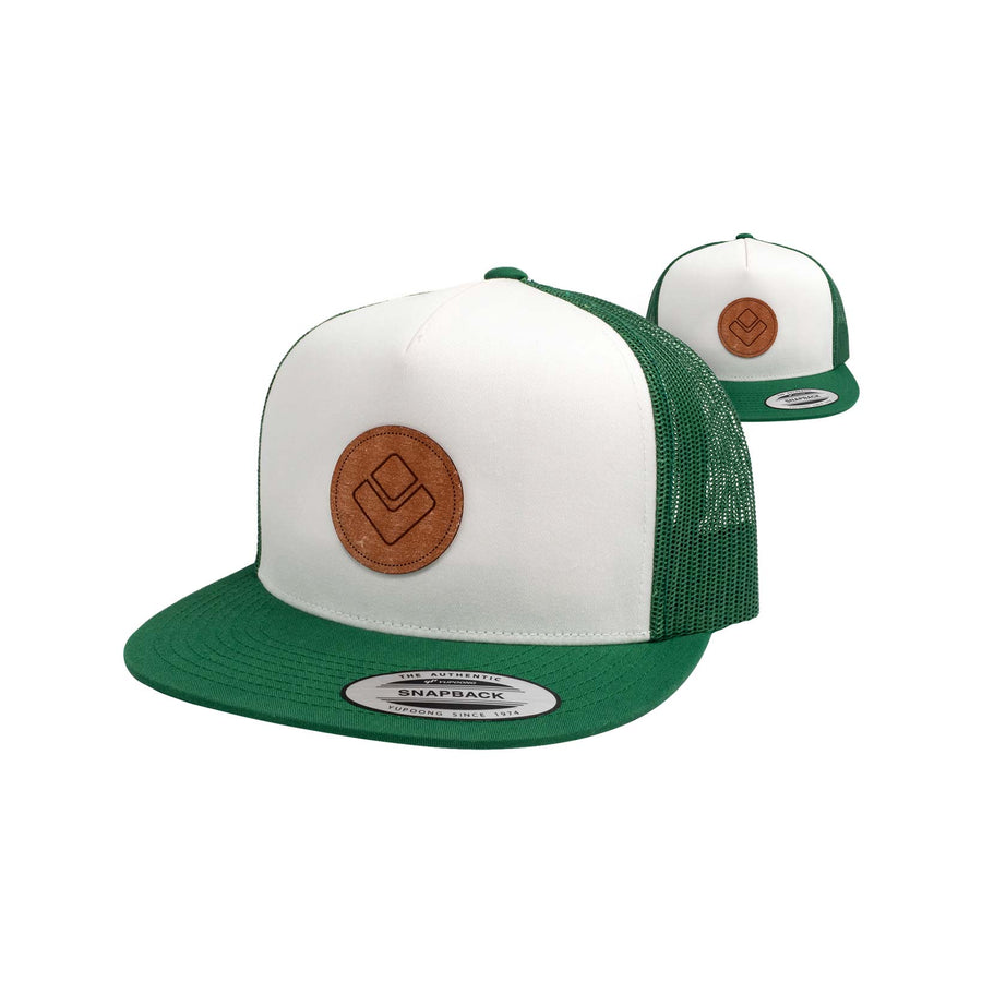 Cap - MATCH - Green-White-Green / One Size art by life