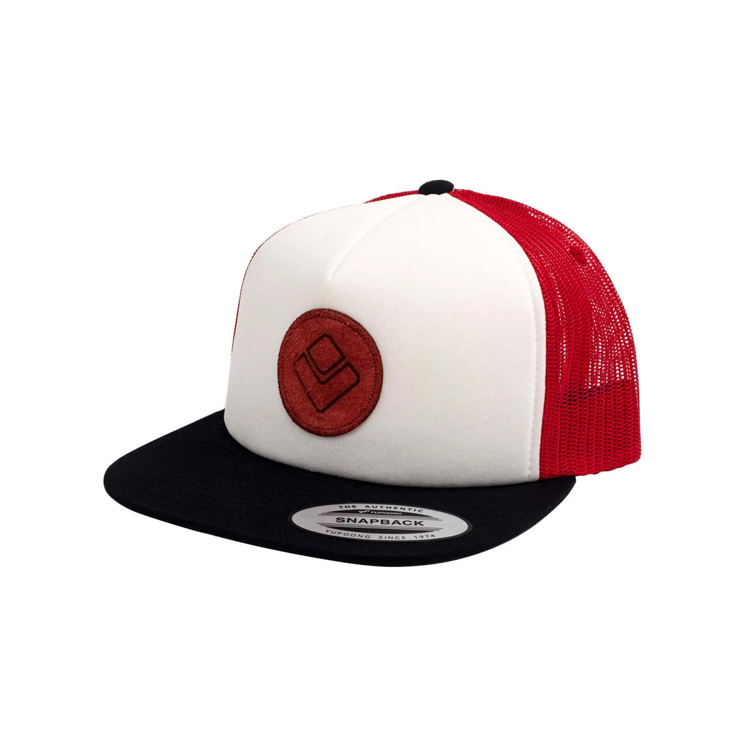 Cap - MATCH - Black-White-Red / One Size / Velour rot art by life