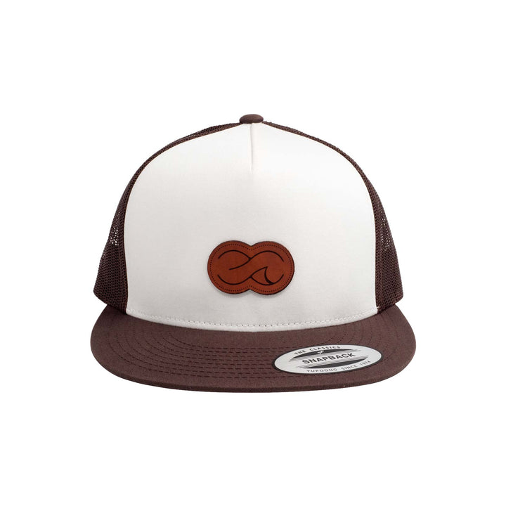 Cap - RIDE - Brown-White-Brown / One Size art by life